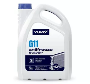 Рідина охолоджуюча YUKO Antifreeze -40 /5 кг. (Super G11 синій) Рідина охолоджуюча YUKO Antifreeze -40 /5 кг. (Super G11 синій)