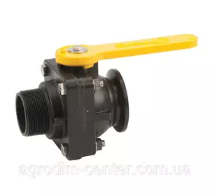 Кран шаровий 2" фланц. — зовн. різьба 2" Banjo MVSMT220FP Кран шаровий 2" фланц. — зовн. різьба 2" Banjo MVSMT220FP