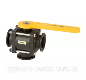Кран 2" 3-ходовий Banjo MV220BL Кран 2" 3-ходовий Banjo MV220BL