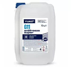 Рідина охолоджуюча YUKO Antifreeze -40 /10 кг. (Super G11 синій) Рідина охолоджуюча YUKO Antifreeze -40 /10 кг. (Super G11 синій)